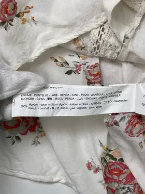 ZARA/ザラ/シャツ/ブラウス/トップス/ホワイト/USA L