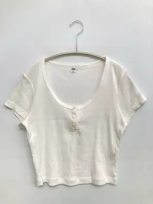 UNIQLO/ユニクロ/Tシャツ/カットソー/トップス/ホワイト/M