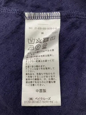 charles chaton/シャルルシャトン/Tシャツ/カットソー/トップス/ネイビー/F