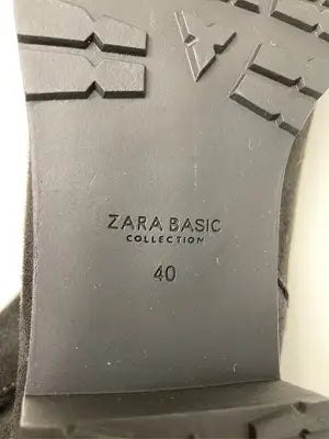 ZARA BASIC/ザラベーシック/ブーツ/シューズ/ブラック/40