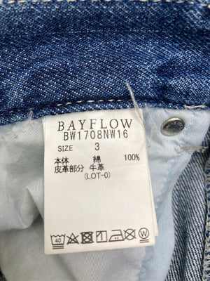 BAYFLOW/ベイフロー/デニムパンツ/パンツ/ブルー/3