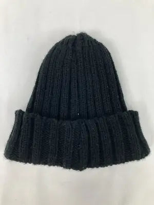 Samansa Mos2 blue/サマンサモスモスブルー/ニットキャップ/ビーニー/帽子/ブラック