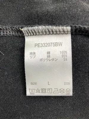 Perushu/ペルーシュ/Tシャツ/カットソー/トップス/ブラック/L