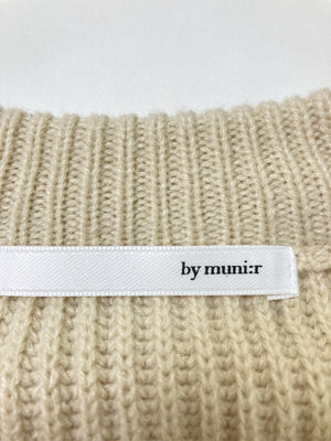 by muni:r/バイムニール/ニット/セーター/トップス/ベージュ/F