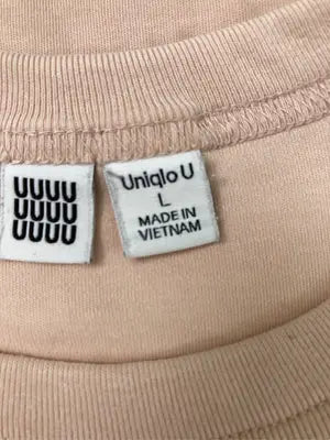 UNIQLO/ユニクロ/Tシャツ/カットソー/トップス/オレンジ/L