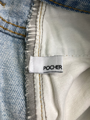 POCHER/ポシェ/デニムパンツ/パンツ/スカイブルー