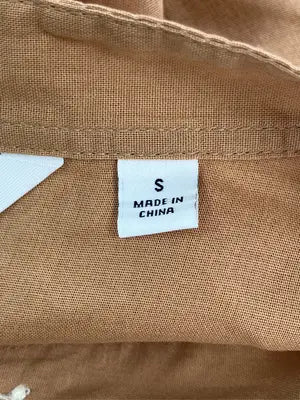 UNIQLO U/ユニクロユー/シャツ/ブラウス/トップス/ブラウン/S