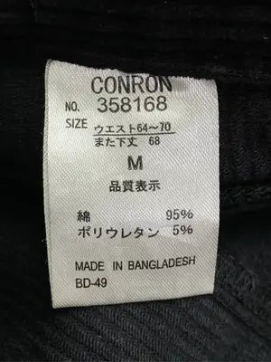 CONRON/その他パンツ/パンツ/ブラック/M