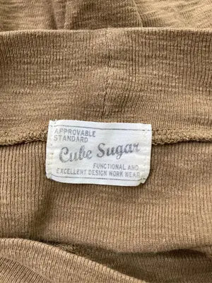 CUBE SUGAR/キューブシュガー/Tシャツ/カットソー/トップス/ブラウン/M