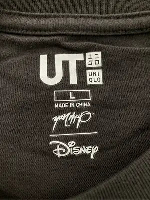 UNIQLO/ユニクロ/Tシャツ/カットソー/トップス/ブラック/L