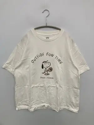 UNIQLO/ユニクロ/Tシャツ/カットソー/トップス/ホワイト/L