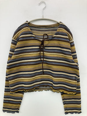 ニット/セーター/トップス/ブラウン