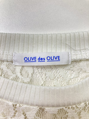 OLIVE des OLIVE/オリーブデオリーブ/Tシャツ/カットソー/トップス/ホワイト/M