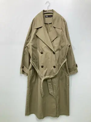 ZARA/ザラ/トレンチコート/ジャケット/アウター/ベージュ/USA M