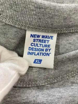 inflation/Tシャツ/カットソー/トップス/グレー/XL