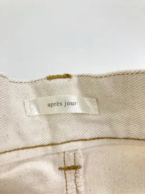 apres jour/アプレジュール/デニムパンツ/パンツ/アイボリー/M