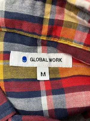 GLOBAL WORK/グローバルワーク/シャツ/ブラウス/トップス/レッド/M