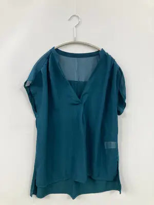 Tシャツ/カットソー/トップス/グリーン/L   バスト86～94　身長154～162