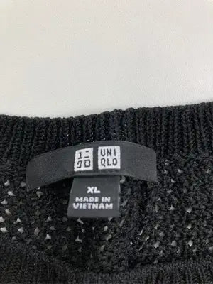 UNIQLO/ユニクロ/Tシャツ/カットソー/トップス/ブラック/XL