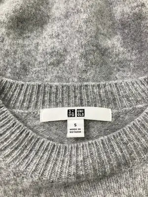 UNIQLO/ユニクロ/ニット/セーター/トップス/グレー/S