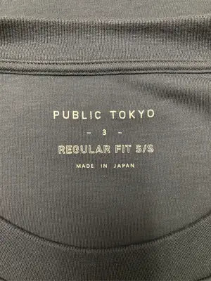 PUBLIC TOKYO/パブリックトウキョウ/Tシャツ/カットソー/トップス/グレー/3