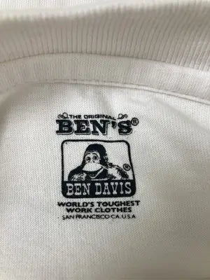 BEN DAVIS/ベンデイビス/Tシャツ/カットソー/トップス/ホワイト/L