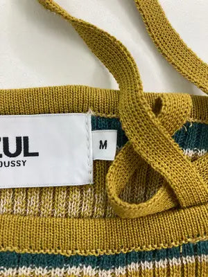 AZUL by MOUSSY/アズールバイマウジー/ニット/セーター/トップス/イエロー/M