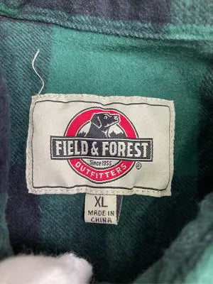 FIELD&FOREST/シャツ/ブラウス/トップス/グリーン/XL