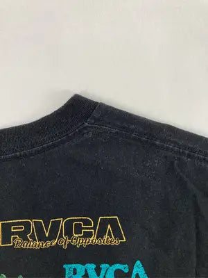 RVCA/ルーカ/Tシャツ/カットソー/トップス/ブラック/S