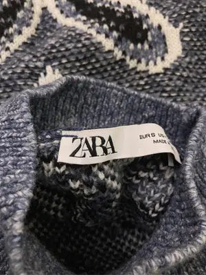 ZARA/ザラ/ニット/セーター/トップス/ネイビー/EUR S/USA S/MEX 26
