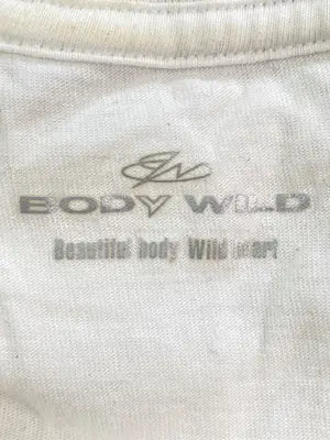 BODY WILD/Tシャツ/カットソー/トップス/ホワイト/M