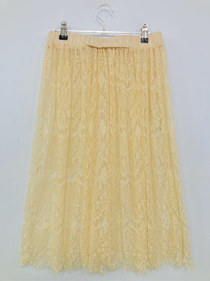 ミモレ/半端丈スカート/スカート/イエロー/M