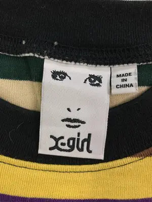 X-GIRL/エックスガール/Tシャツ/カットソー/トップス/イエロー/M
