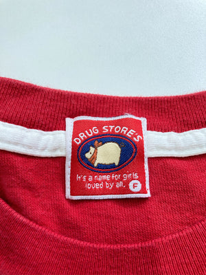 drug store's/ドラッグストアーズ/Tシャツ/カットソー/トップス/レッド/F
