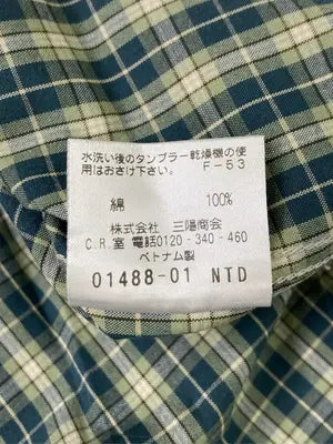 THE SCOTCHHOUSE/ザスコッチハウス/シャツ/ブラウス/トップス/グリーン/L