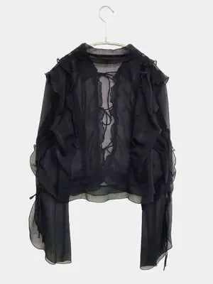 MOUSSY/マウジー/シャツ/ブラウス/トップス/ブラック/F