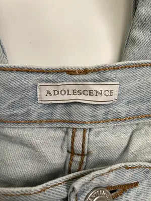 ADOLESCENCE/アドルセンス/デニムパンツ/パンツ/スカイブルー/M