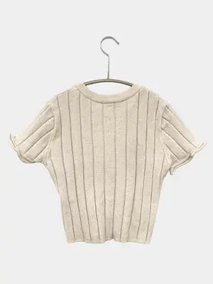 ZARA/ザラ/ニット/セーター/トップス/アイボリー/USA S