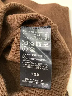 charles chaton/シャルルシャトン/ニット/セーター/トップス/ブラウン/表記無し