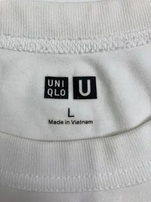 UNIQLO/ユニクロ/Tシャツ/カットソー/トップス/ホワイト/L
