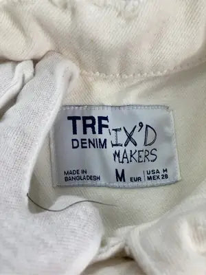 TRF DENIM/デニムジャケット/ジャケット/アウター/ホワイト/M