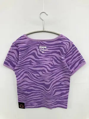 Aape/エイプ/Tシャツ/カットソー/トップス/パープル/S