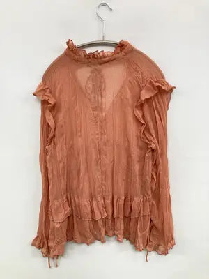 ZARA/ザラ/シャツ/ブラウス/トップス/オレンジ/EUR M