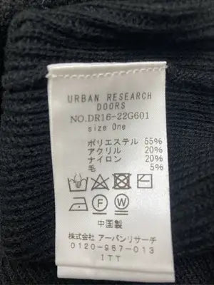 URBAN RESEARCH DOORS/アーバンリサーチドアーズ/ベスト/トップス/ブラック/One