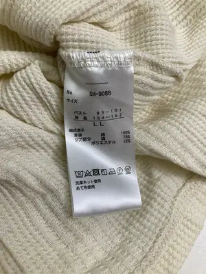Tシャツ/カットソー/トップス/ホワイト/LL
