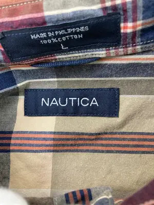 NAUTICA/ノーティカ/シャツ/ブラウス/トップス/ベージュ/L