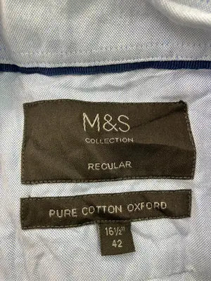 M&S collection/シャツ/ブラウス/トップス/スカイブルー/16 1/2'' 42