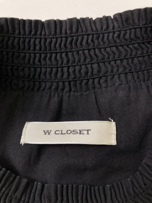 w closet/ダブルクローゼット/ワンピース/ワンピース/ドレス/ブラック/M