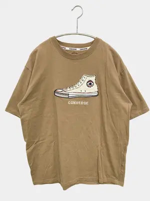 CONVERSE/コンバース/Tシャツ/カットソー/トップス/ベージュ/LARGE
