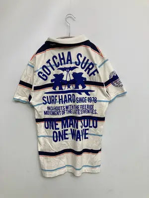 GOTCHA/ガッチャ/ポロシャツ/トップス/ホワイト/LARGE